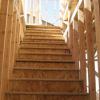 up the stairs