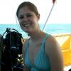 jess on the dive boat - key west, fl