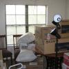 piles of boxes