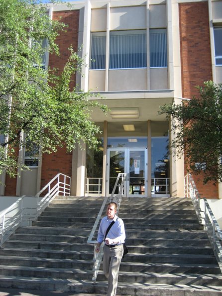 Leaving Admin Bldg for the Last Time